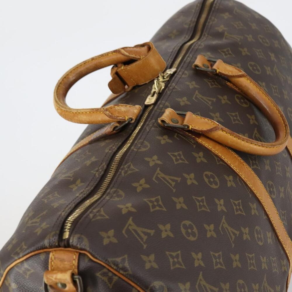 LOUIS VUITTON Monogram Keepall Bandouliere 55 Boston Bag M41414 LV Auth yk19591 - Picture 6 of 16